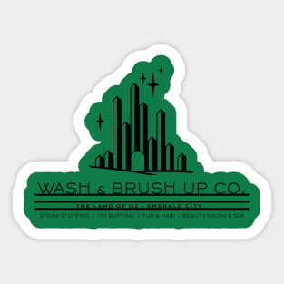 Wash & Brush Up Co. Sticker